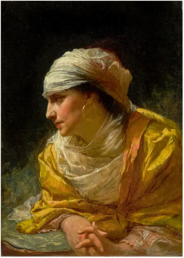 De blik - Frederick Arthur Bridgman

Source:
Le regard - Frederick Arthur Bridgman