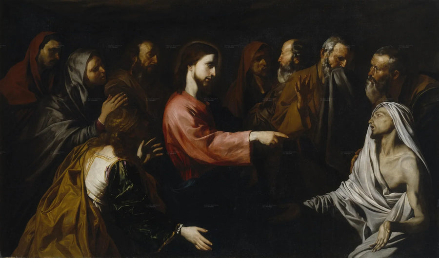 De Opstanding van Lazarus - Jusepe de Ribera