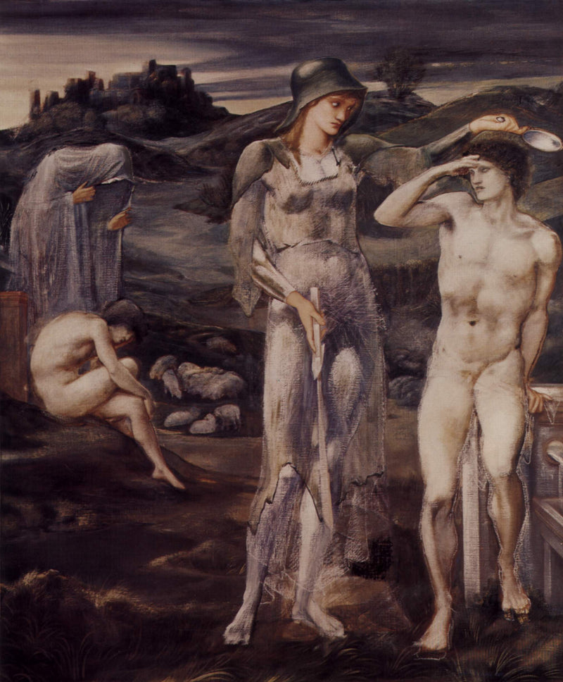 De ontmoeting van Perseus - Edward Burne-Jones