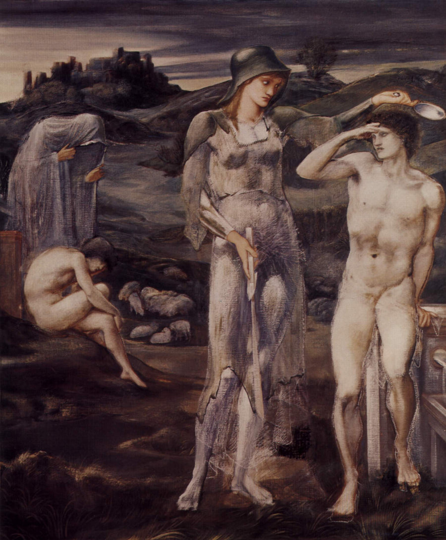 De ontmoeting van Perseus - Edward Burne-Jones