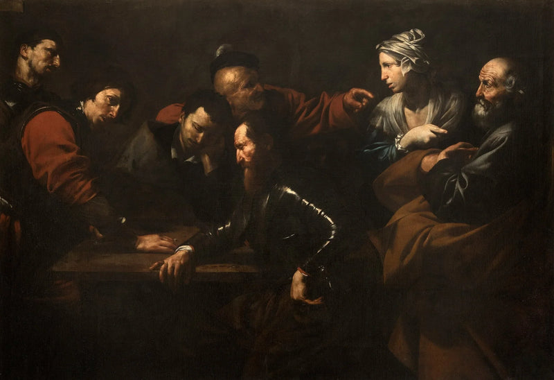 De verloochening van Sint-Pieter - Jusepe de Ribera