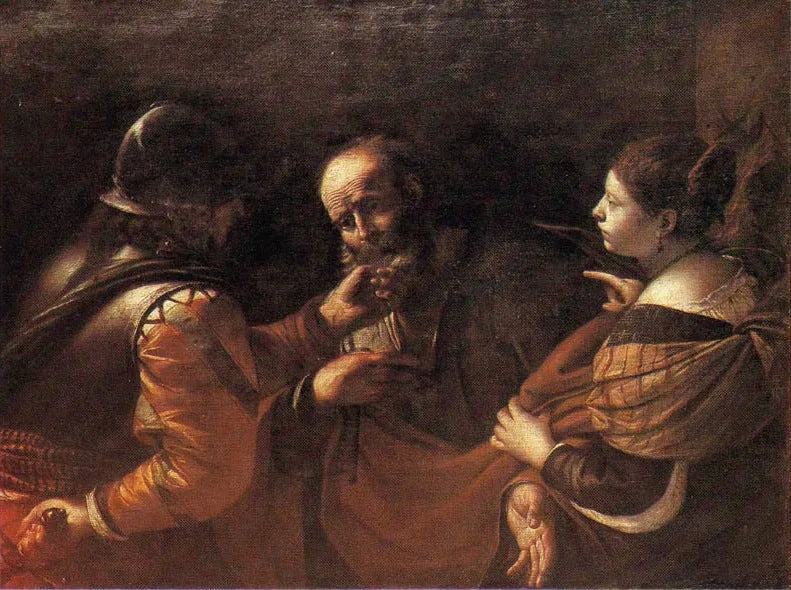 De verloochening van Sint-Pieter - Mattia Preti