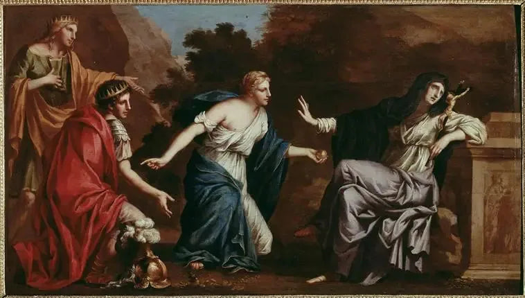 Het afzien van Louise de la Vallière - Jean Nocret