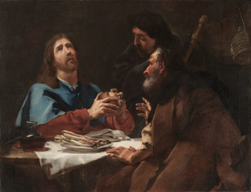 De Maaltijd bij Emmaüs - Giovanni Battista Piazzetta