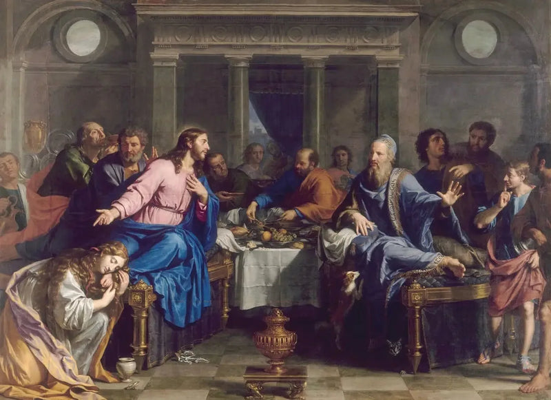De Maaltijd bij Simon - Philippe de Champaigne