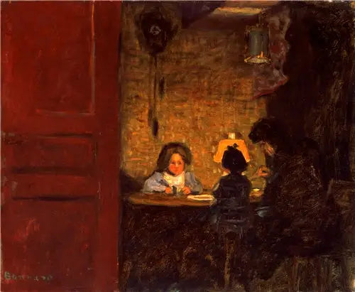 Het avondmaal - Pierre Bonnard