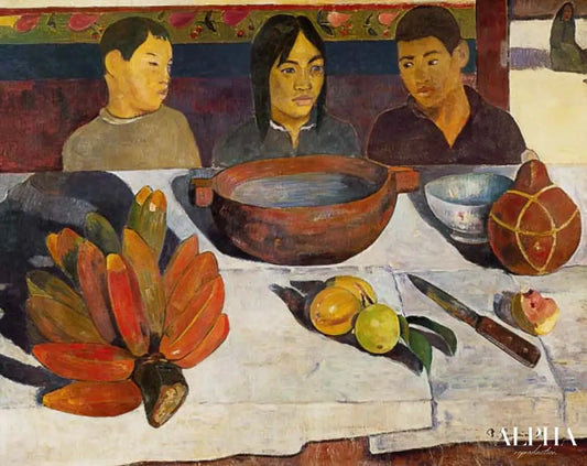 Le repas (Les bananes) - Paul Gauguin - Reproductions de tableaux et peintures haut de gamme