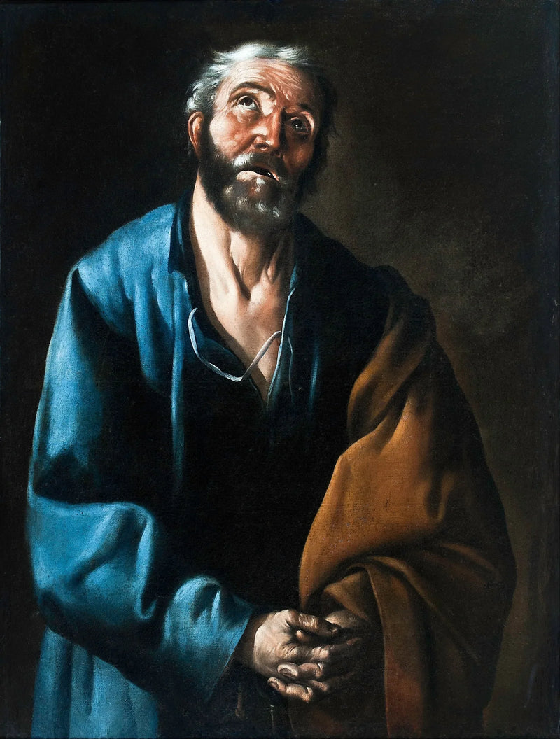 De berouwvolle Petrus - Francisco de Zurbarán