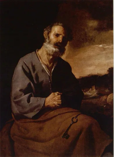 De berouwvolle Petrus - Francisco de Zurbarán