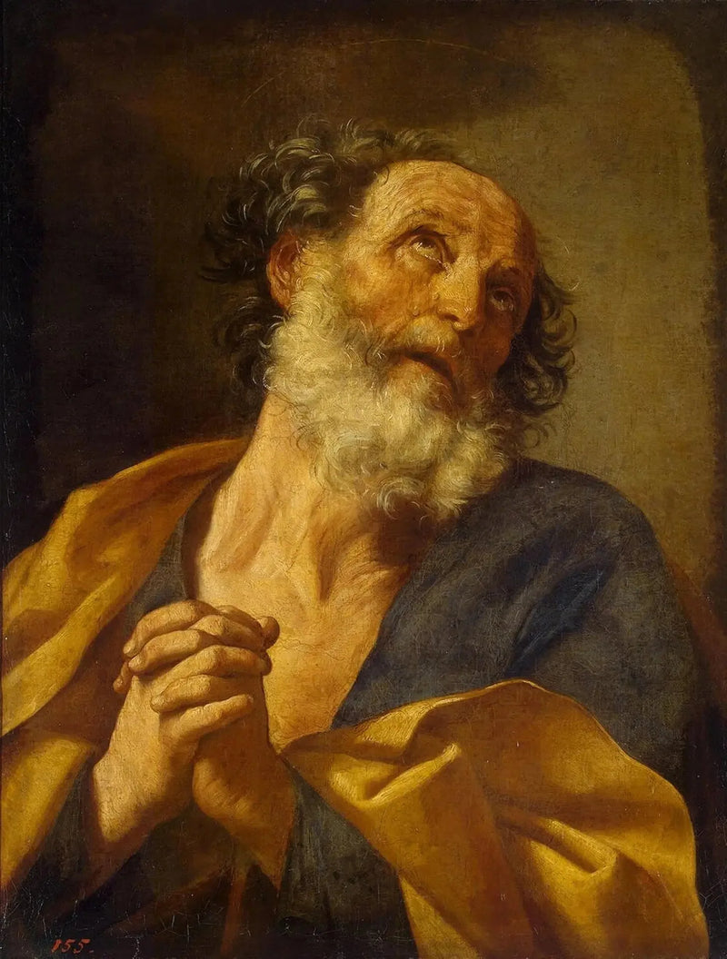 De berouwvolle Petrus - Guido Reni
