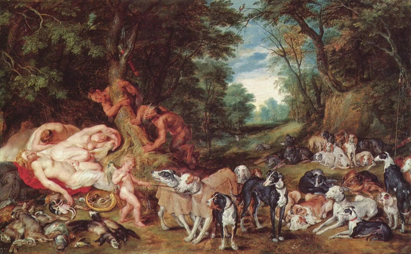 Het rustplaatsje van Diana en haar nimfen - Peter Paul Rubens