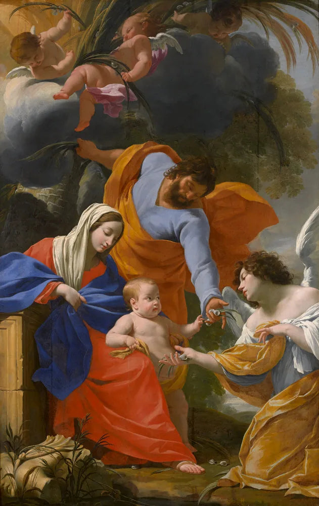 De Rust van de Heilige Familie - Simon Vouet