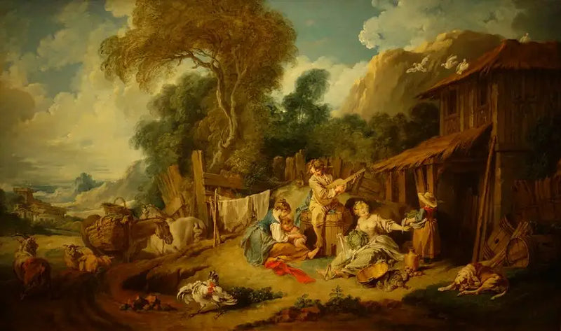 De rust van de boeren - François Boucher