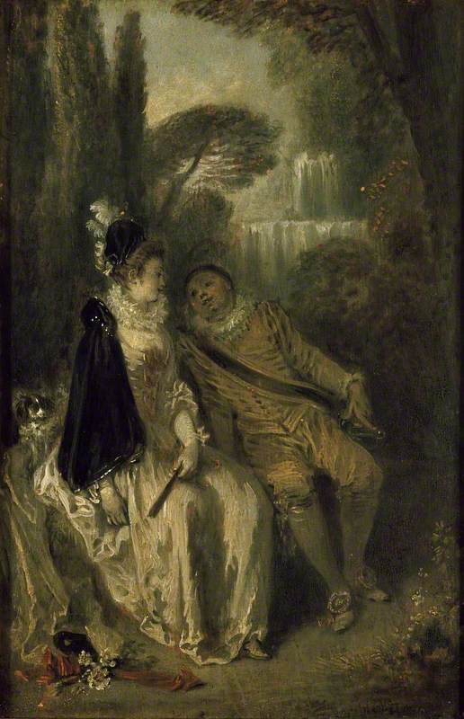 De gracieuze rust - Antoine Watteau