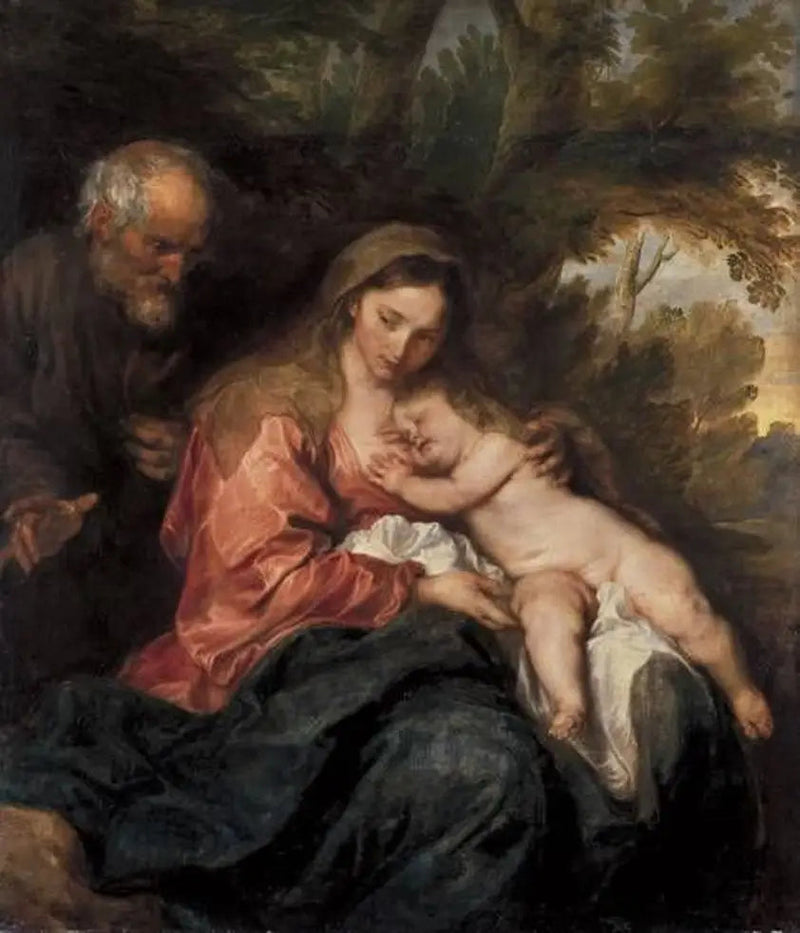 De rust tijdens de vlucht naar Egypte - Antoine van Dyck

Source:
Le Repos pendant la fuite en Égypte - Antoine van Dyck