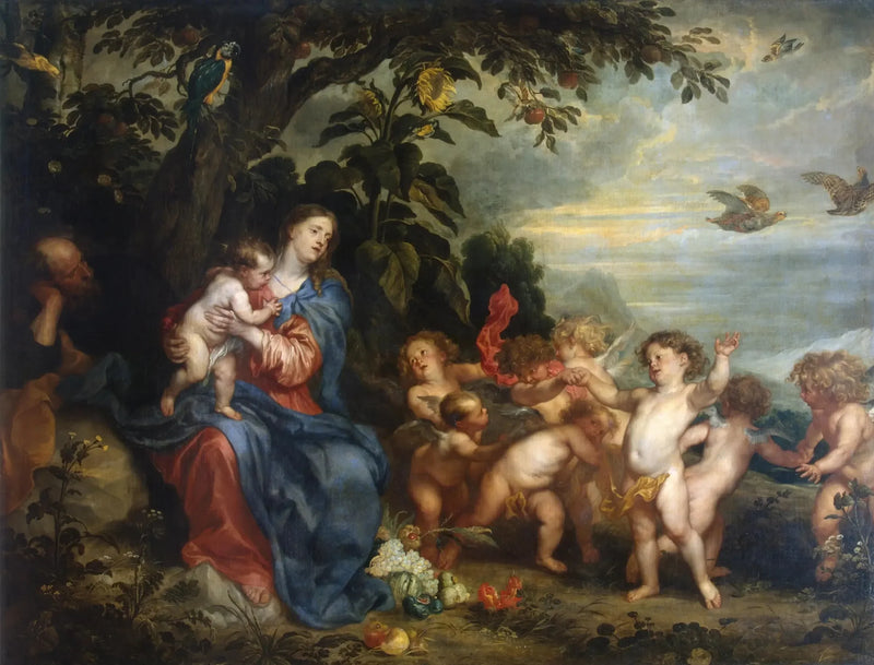 De rust tijdens de vlucht naar Egypte - Antoine van Dyck

Source:
Le Repos pendant la fuite en Égypte - Antoine van Dyck