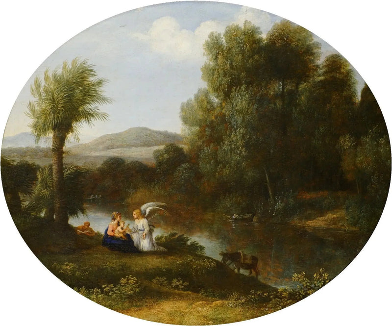 De rust tijdens de vlucht naar Egypte - Claude Lorrain