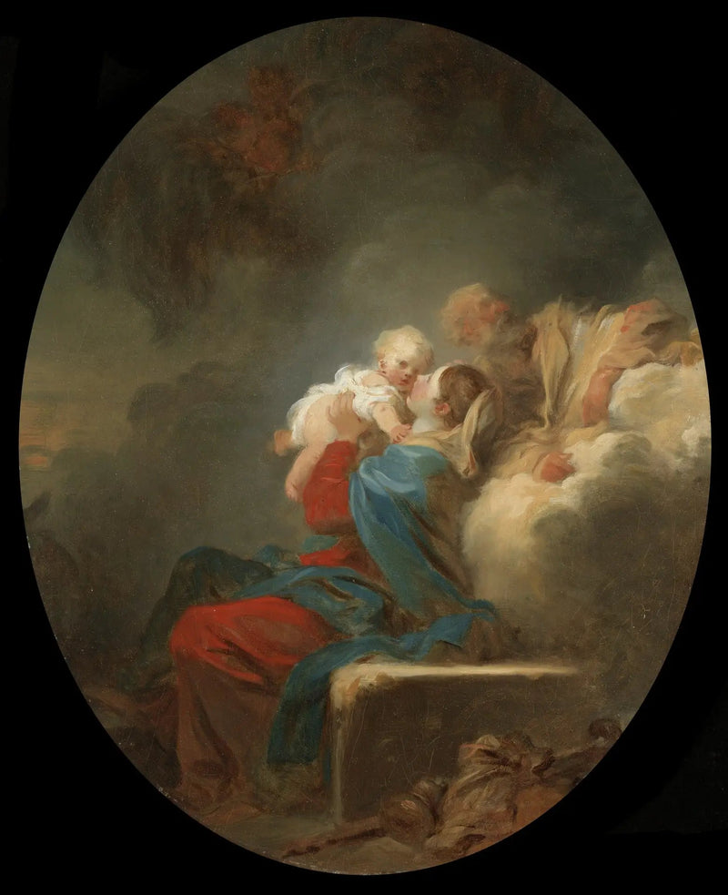 De rust tijdens de vlucht naar Egypte - Jean-Honoré Fragonard