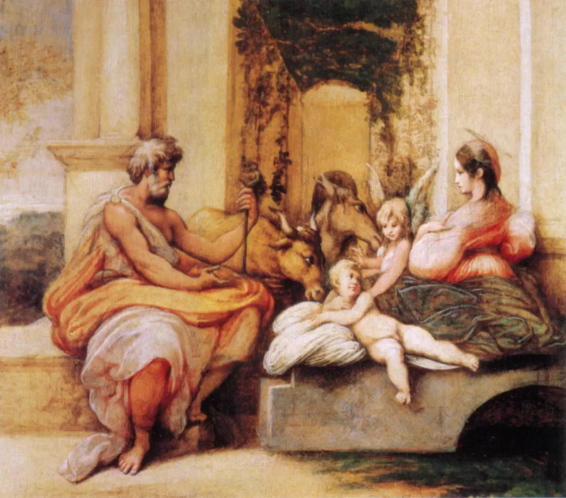 De Rust tijdens de vlucht naar Egypte - Parmigianino