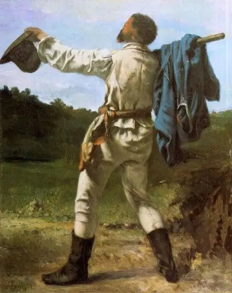 De terugkeer naar huis - Gustave Courbet