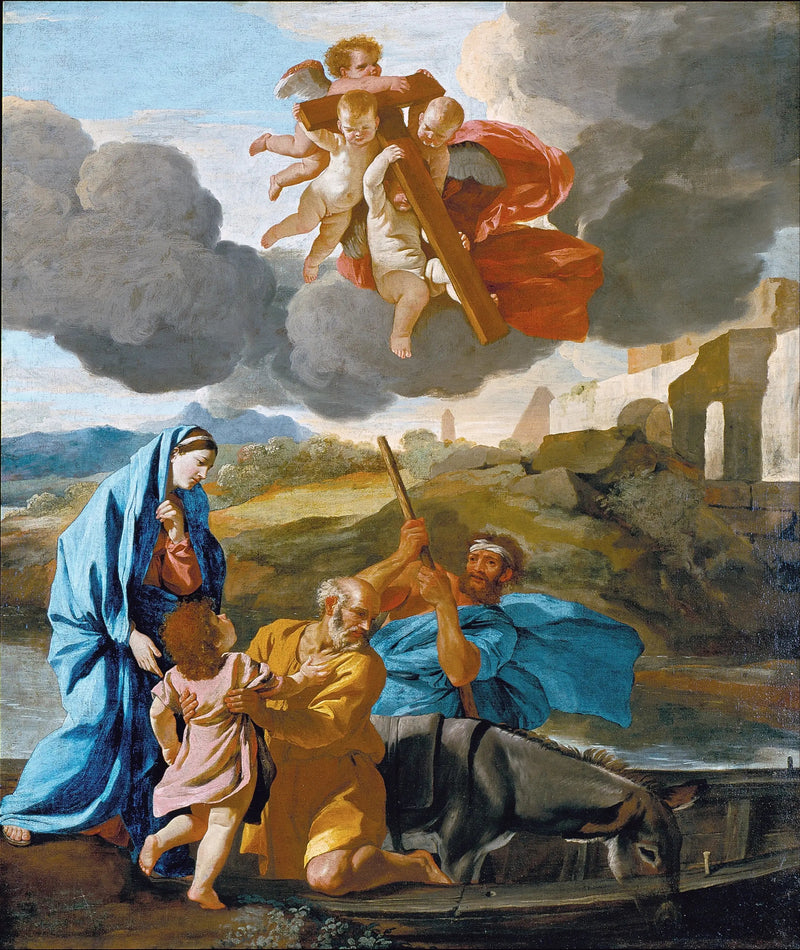 De Terugkeer uit Egypte - Nicolas Poussin