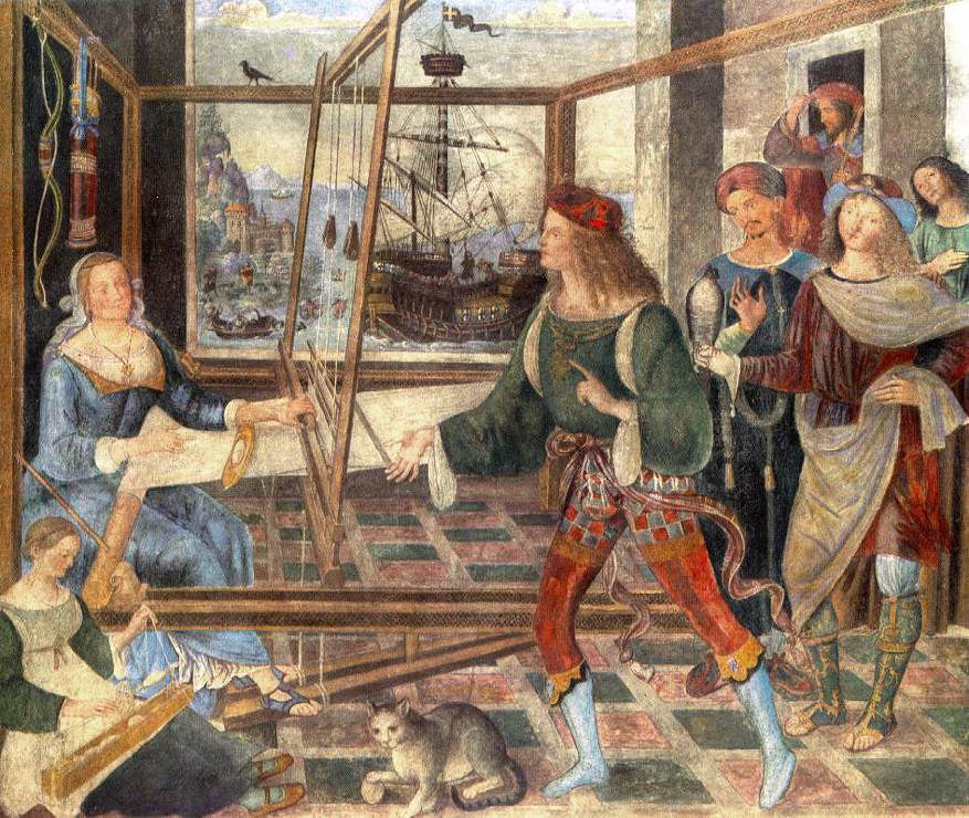 De Terugkeer van Odysseus - Pinturicchio