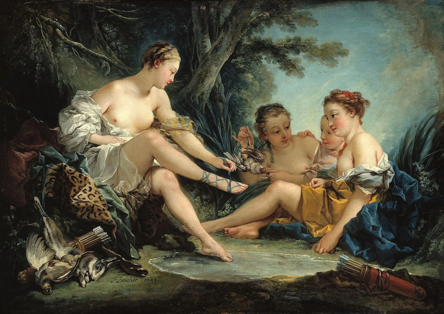 De Terugkeer van Diana de Jachthond - François Boucher