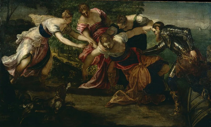 De terugkeer van Pompeius na de Slag bij Pharsalus - Jacopo Tintoretto