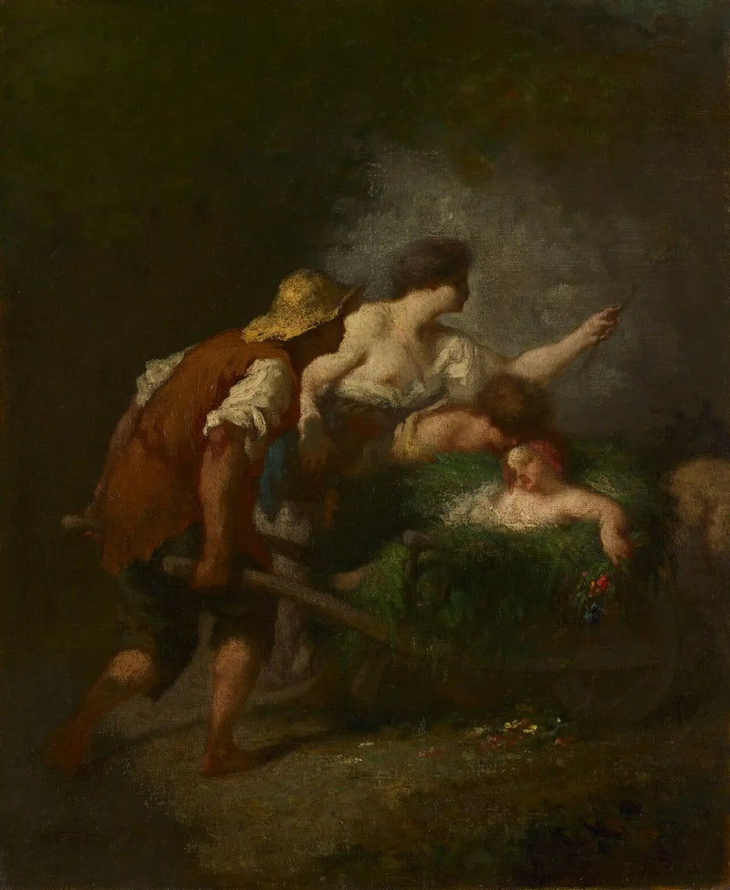 De terugkeer van de velden - Jean-François Millet