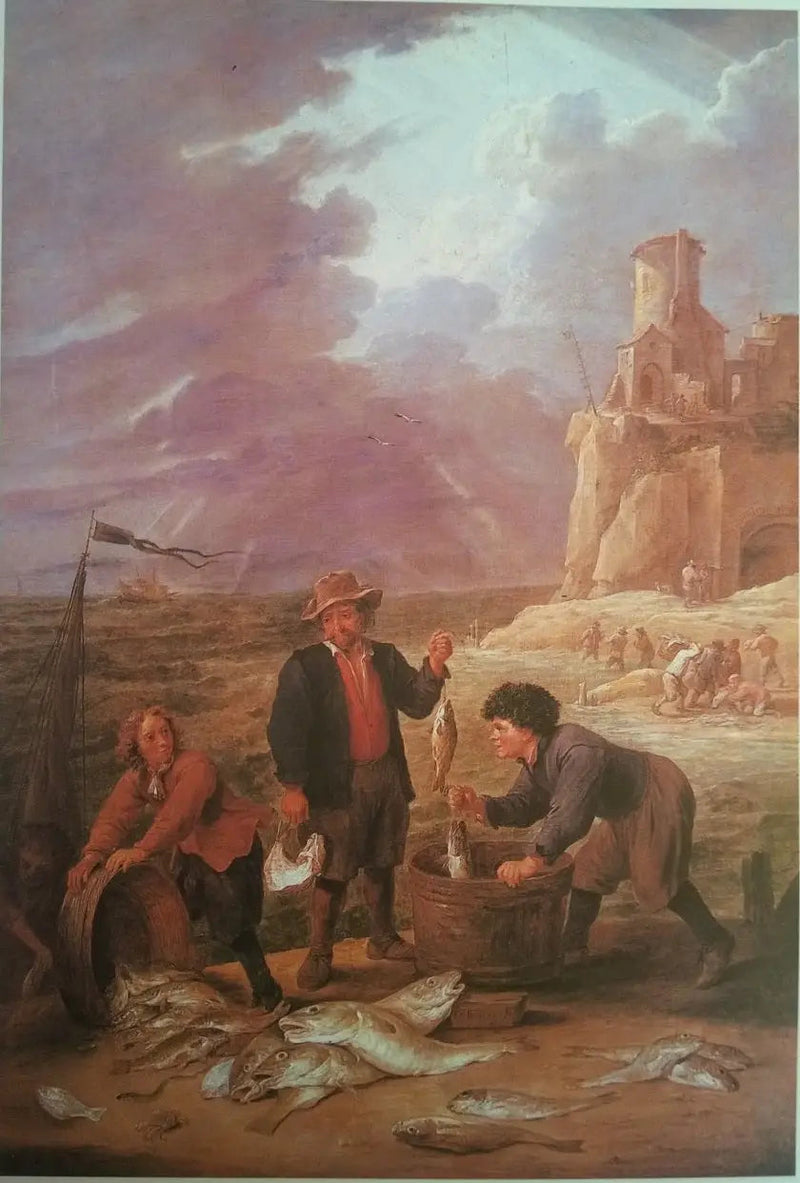 De terugkeer van de vissers met hun vangst - David Teniers de Jonge

Source:
Le retour des pêcheurs avec leurs prises - David Teniers le Jeune
