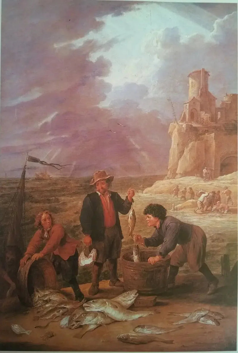 De terugkeer van de vissers met hun vangst - David Teniers de Jonge

Source:
Le retour des pêcheurs avec leurs prises - David Teniers le Jeune