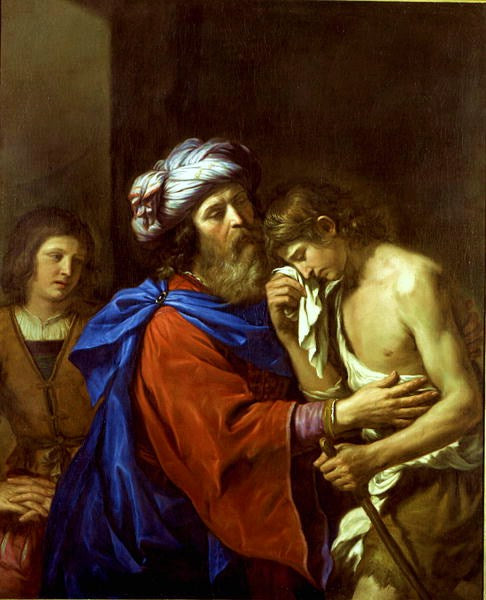 De terugkeer van de verloren zoon. - Guercino