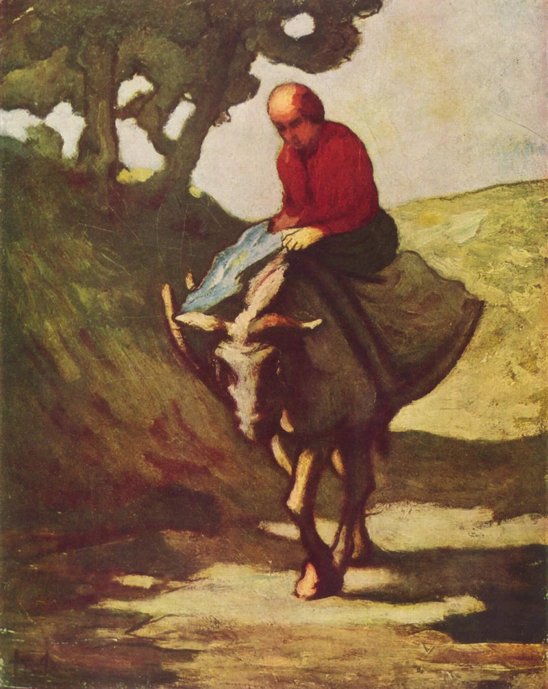 De terugkeer van de markt - Honoré Daumier
