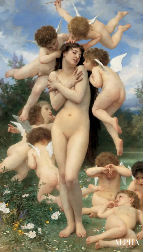 Le retour du printemps - William-Adolphe Bouguereau Reproductions de tableaux à la peinture à l’huile