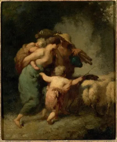 De Terugkeer van de Troep - Jean-François Millet