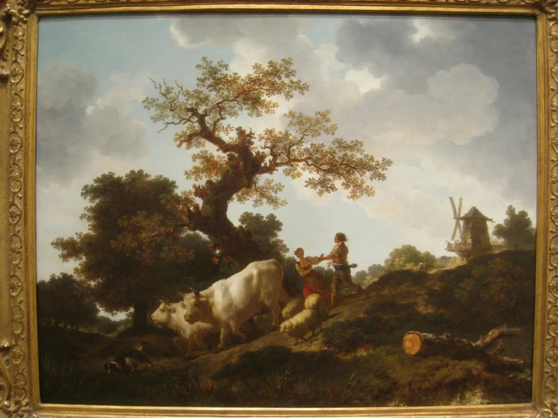 De terugkeer van de kudde - Jean-Honoré Fragonard