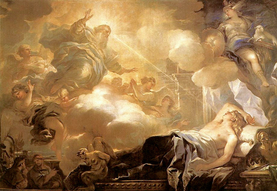 Salomo's Droom - Luca Giordano