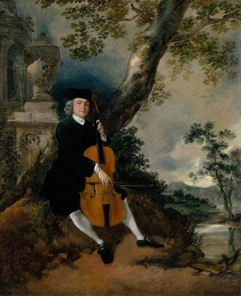 De dominee John Chafy die cello speelt in een landschap - Thomas Gainsborough

Source:
Le révérend John Chafy jouant du violoncelle dans un paysage - Thomas Gainsborough