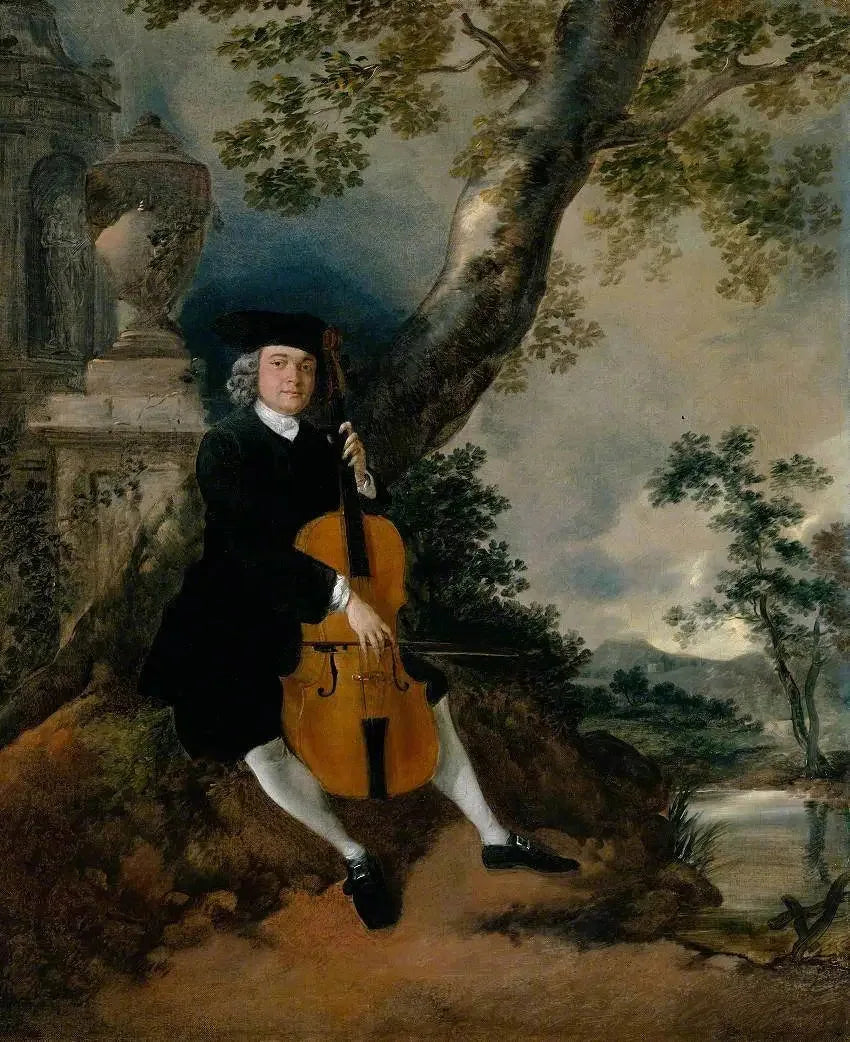 De dominee John Chafy die cello speelt in een landschap - Thomas Gainsborough

Source:
Le révérend John Chafy jouant du violoncelle dans un paysage - Thomas Gainsborough