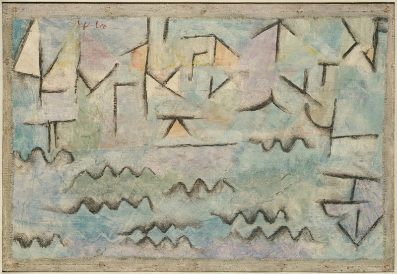 De Rijn bij Duisburg - Paul Klee