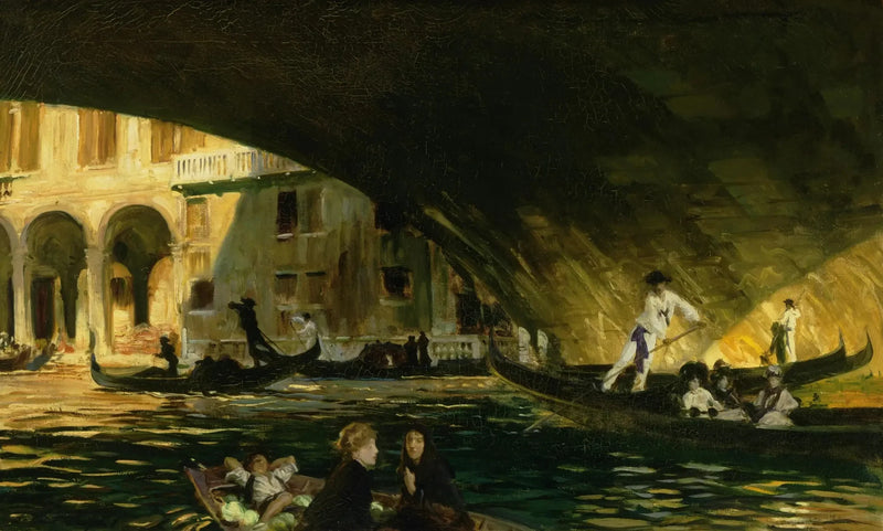 De Rialto, Venetië - John Singer Sargent