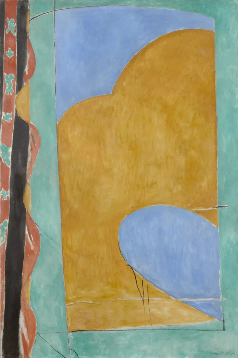Het Gele Gordijn - Henri Matisse