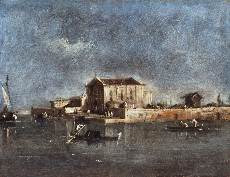 De Rio dei Mendicanti in Venetië - Francesco Guardi