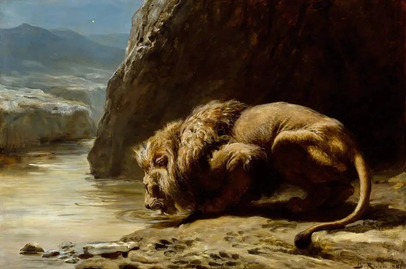 De koning drinkt - Briton Rivière

Source:
Le roi boit - Briton Rivière