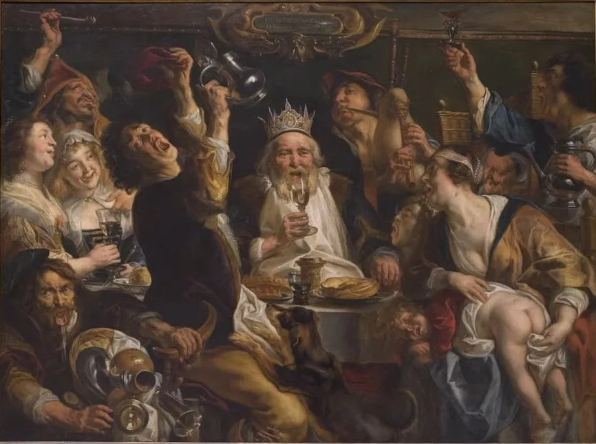Le roi boit - Jacob Jordaens