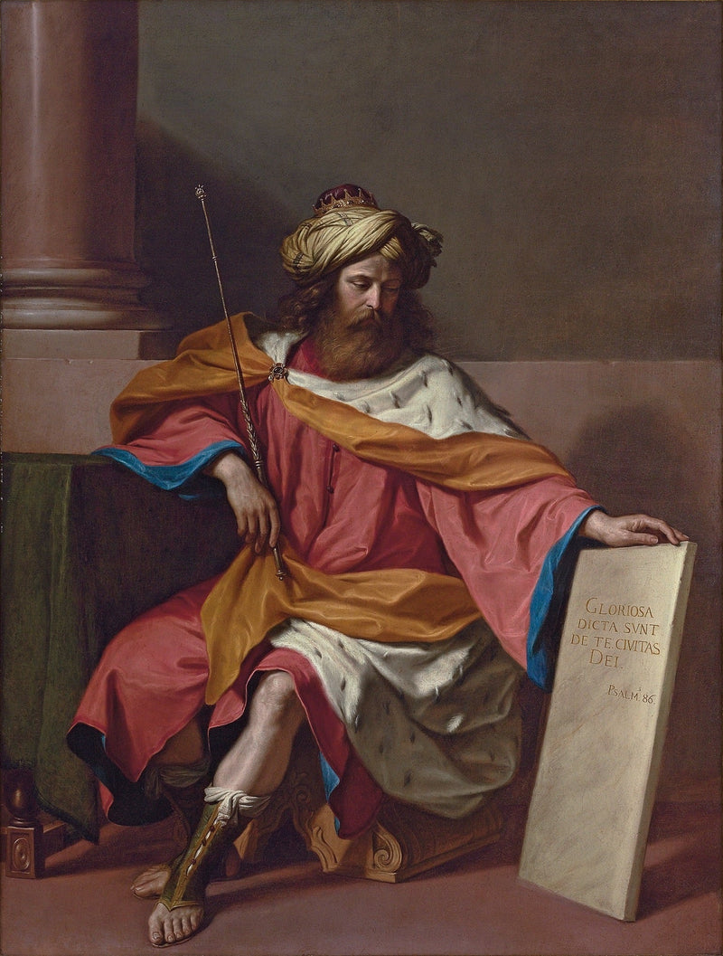 De koning David - Guercino