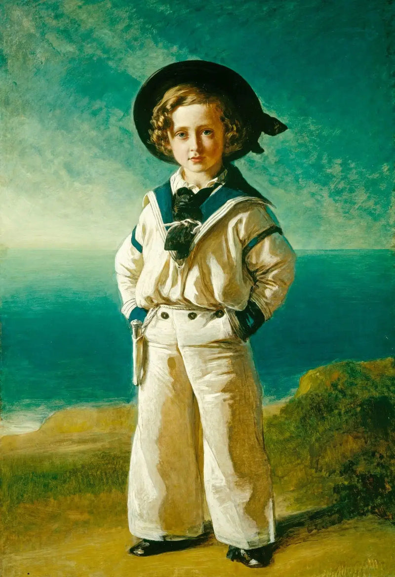 Koning Eduard VII (1841-1910), terwijl Albert Eduard, Prins van Wales - Franz Xaver Winterhalter

Source:
Le roi Édouard VII (1841-1910), alors qu'Albert Édouard, prince de Galles - Franz Xaver Winterhalter