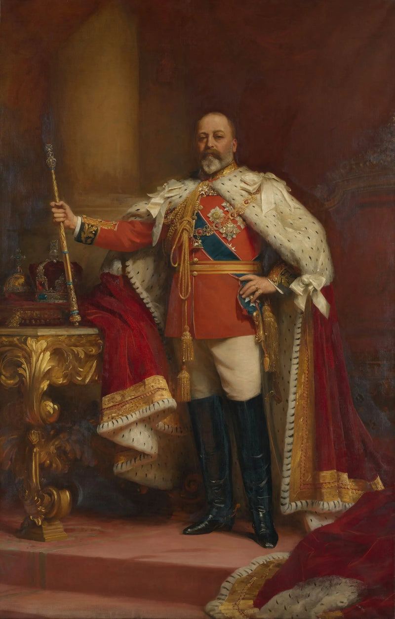 De koning Eduard VII (1841-1910) - Luke Fildes

Source:
Le roi Édouard VII (1841-1910) - Luke Fildes