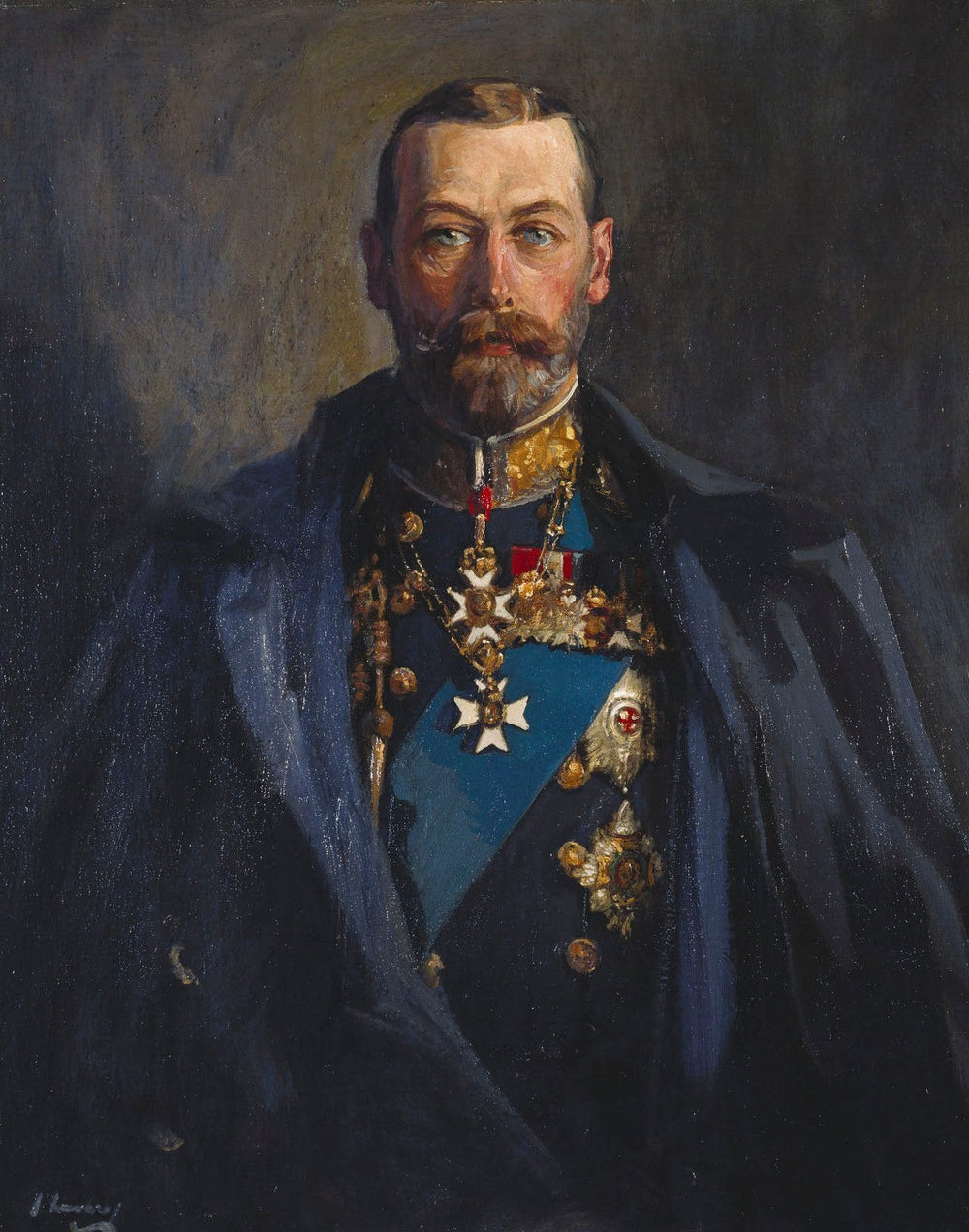 Le roi George V (1865-1936) - John Lavery image 1 reproduction de peinture à l’huile