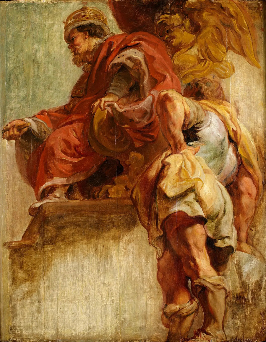 Koning Jacob I verenigt Engeland en Schotland - Peter Paul Rubens